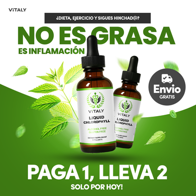 Gotas de Clorofila Vitaly® | Desintoxicación Natural