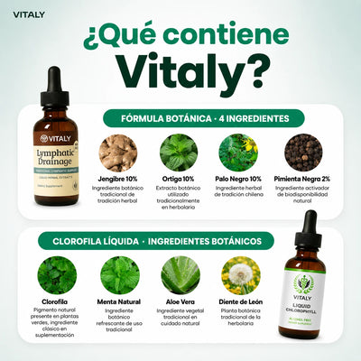 Gotas Vitaly® | Pack Herbal Bótanico